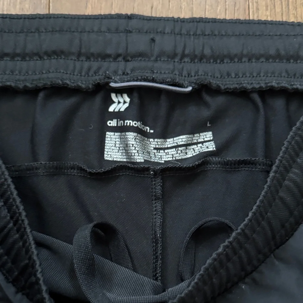 all in motion Black Men's Performance Training Shorts